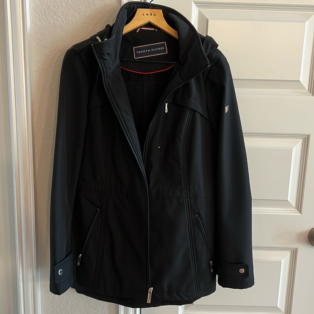 Black Tommy Hilfiger Women’s Coat L
